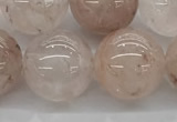 CPQ255 15.5 inches 14mm round natural pink quartz beads wholesale