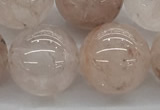 CPQ256 15.5 inches 16mm round natural pink quartz beads wholesale