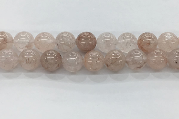 CPQ256 15.5 inches 16mm round natural pink quartz beads wholesale