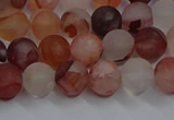 CPQ301 15.5 inches 6mm round matte pink quartz beads wholesale