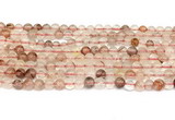 CPQ340 15.5 inches 4mm round pink quartz gemstone beads