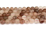 CPQ343 15.5 inches 10mm round pink quartz gemstone beads