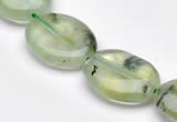 CPR10 A grade 15*20mm oval natural prehnite gemstone beads