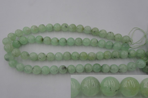 CPR104 15.5 inches 12mm round natural prehnite beads wholesale