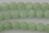 CPR113 15.5 inches 10mm faceted round natural prehnite beads wholesale