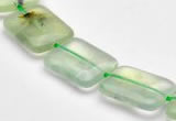 CPR12 A grade 12*16mm rectangle natural prehnite gemstone beads