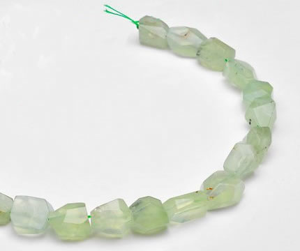 CPR20 A grade freeform natural Prehnite gemstone beads