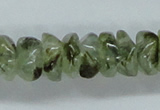 CPR200 15.5 inches 3*7mm natural prehnite chips beads wholesale