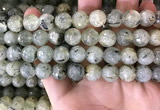 CPR353 15.5 inches 11mm faceted round prehnite beads wholesale