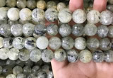 CPR355 15.5 inches 14mm faceted round prehnite beads wholesale