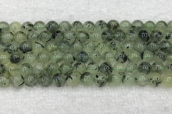 CPR391 15.5 inches 8mm round prehnite beads wholesale