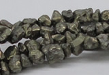 CPY02 16 inches 10mm nugget pyrite gemstone chip beads wholesale