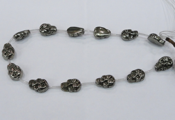 CPY562 15.5 inches 13*18mm skull pyrite gemstone beads