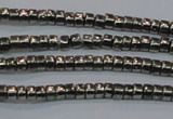 CPY606 15.5 inches 2*3mm heishi pyrite gemstone beads