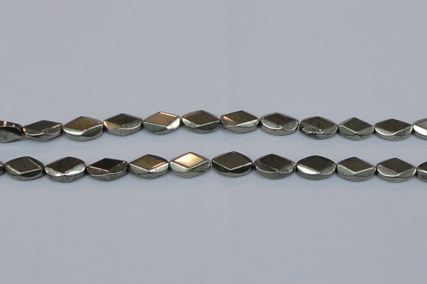 CPY653 15.5 inches 10*16mm pyrite gemstone beads wholesale