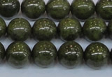 CPY754 15.5 inches 12mm round pyrite gemstone beads wholesale