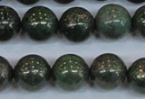 CPY765 15.5 inches 14mm round pyrite gemstone beads wholesale