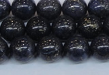 CPY774 15.5 inches 12mm round pyrite gemstone beads wholesale