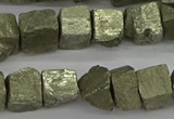 CPY808 15.5 inches 8*10mm - 10*12mm nuggets pyrite beads