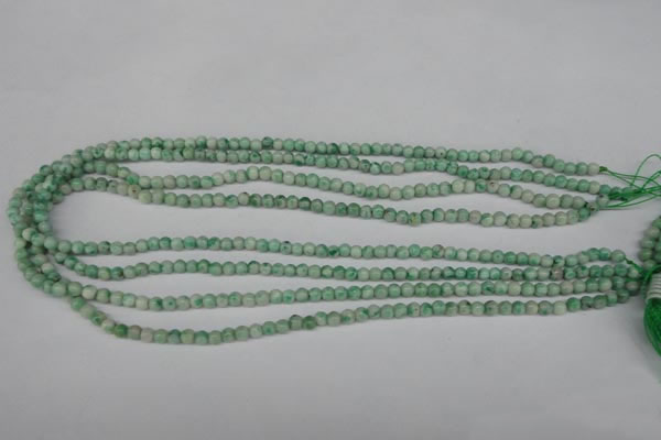 CQJ201 15.5 inches 4mm round Qinghai jade beads wholesale