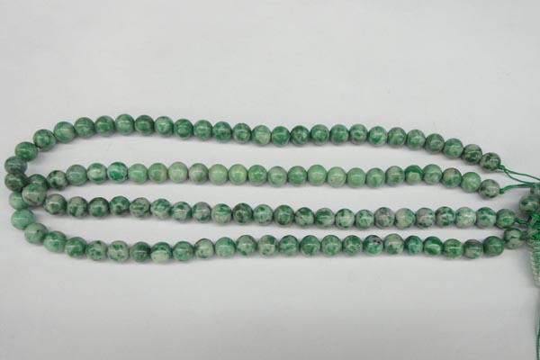 CQJ203 15.5 inches 8mm round Qinghai jade beads wholesale