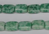 CQJ223 15.5 inches 10*14mm rectangle Qinghai jade beads wholesale