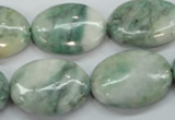 CQJ56 15.5 inches 18*25mm oval Qinghai jade beads wholesale