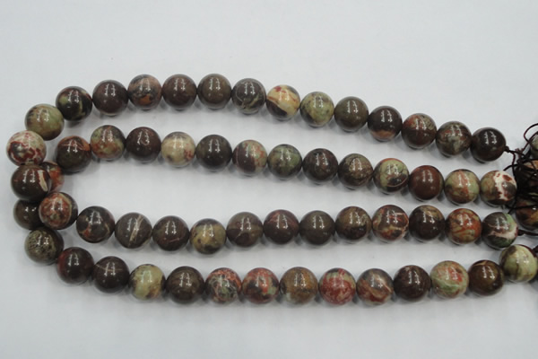 CRA05 15.5 inches 16mm round natural rainforest agate gemstone beads