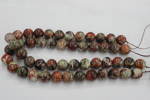 CRA154 15.5 inches 16mm round rainforest agate beads wholesale