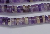 CRB1005 15.5 inches 2*4mm heishi dogtooth amethyst beads wholesale