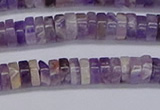 CRB1006 15.5 inches 2*5mm heishi dogtooth amethyst beads wholesale