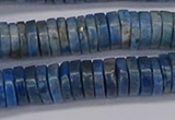 CRB1028 15.5 inches 2*7mm heishi lapis lazuli beads wholesale