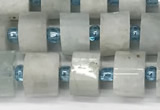 CRB1050 15.5 inches 4*6mm - 5*6mm faceted tyre aquamarine beads