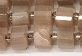 CRB1061 15.5 inches 5*8mm - 6*8mm faceted tyre moonstone beads