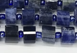 CRB1072 15.5 inches 4*6mm - 5*6mm faceted tyre sodalite beads