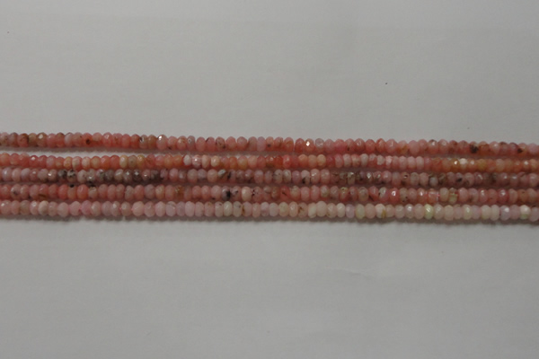 CRB110 15.5 inches 2.5*4mm faceted rondelle opal gemstone beads