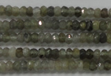 CRB118 15.5 inches 3*5mm faceted rondelle labradorite beads