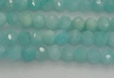 CRB1216 15.5 inches 4*6mm faceted rondelle amazonite beads