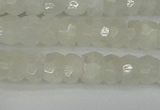 CRB1278 15.5 inches 4*6mm faceted rondelle white moonstone beads