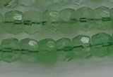 CRB1459 15.5 inches 5*8mm faceted rondelle green fluorite beads