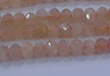 CRB1867 15.5 inches 2.5*4mm faceted rondelle moonstone beads