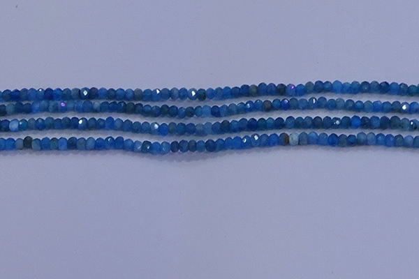 CRB1900 15.5 inches 2*3mm faceted rondelle apatite beads