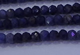 CRB1903 15.5 inches 2*3mm faceted rondelle sapphire beads