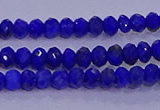 CRB1910 15.5 inches 2.5*4mm faceted rondelle lapis lazuli beads