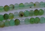 CRB1916 15.5 inches 2.5*4mm faceted rondelle Australia chrysoprase beads