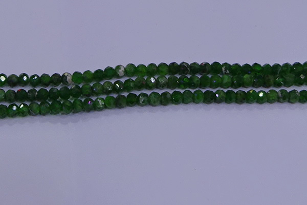 CRB1921 15.5 inches 2*3mm faceted rondelle diopside beads