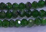 CRB1922 15.5 inches 2.5*4mm faceted rondelle diopside beads