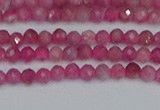 CRB1935 15.5 inches 2*3mm faceted rondelle pink tourmaline beads