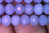 CRB1983 15.5 inches 4*6mm faceted rondelle blue angel skin gemstone beads