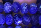 CRB1992 15.5 inches 6*8mm faceted rondelle sodalite beads